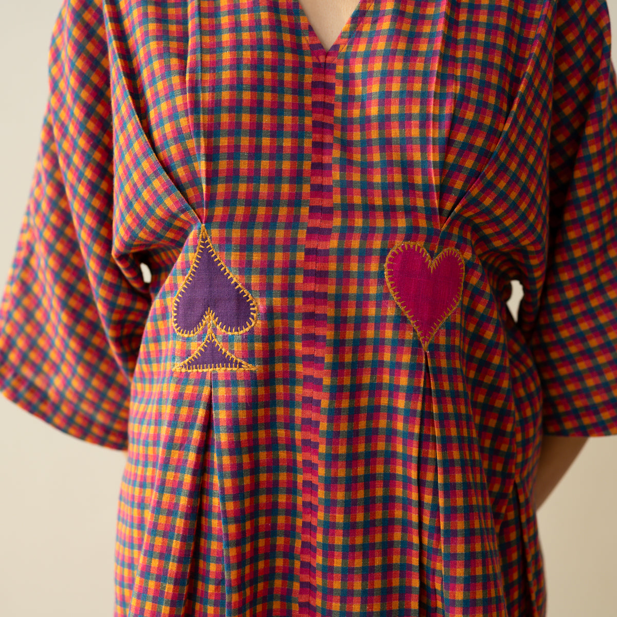 Love Bug Statement Cotton Slub Coord Set - Multicolour