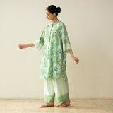 Lovey Dovey Elevated Cotton Slub Coord Set - Mint Mayo