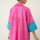 Pink Lemonade Elevated Coord Set - Bubblegum Pink & Sea Blue