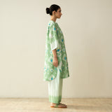 Lovey Dovey Elevated Cotton Slub Coord Set - Mint Mayo