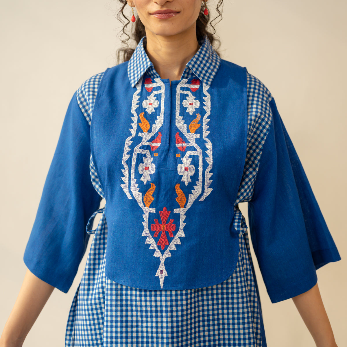 Knot So Basic 3 Piece Cotton Flex Coord Set - Cobalt