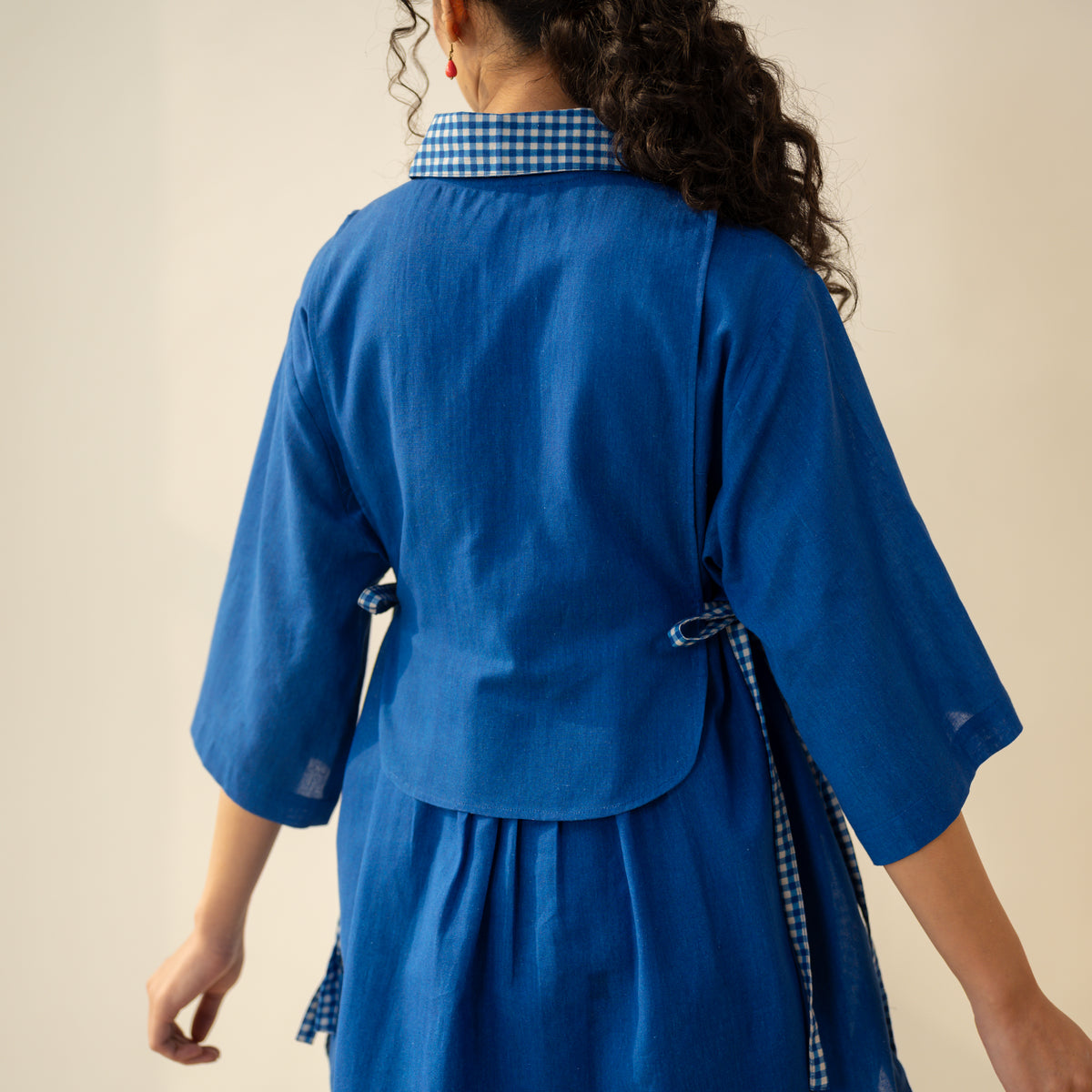 Knot So Basic 3 Piece Cotton Flex Coord Set - Cobalt