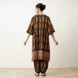 Banno Elevated Cotton Slub Kurta Set - Bottle Green