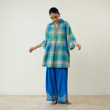 Lemon Drop Embroidered Elevated Cotton Slub Coord Set - Multicolour
