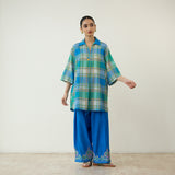 Lemon Drop Embroidered Elevated Cotton Slub Coord Set - Multicolour
