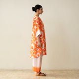 Lovey Dovey Elevated Cotton Slub Coord Set - Peachy Peach