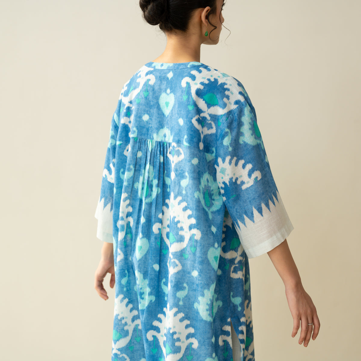 Lovey Dovey Elevated Cotton Slub Coord Set - Blue Lagoon