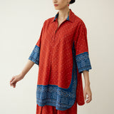 Very Berry Elevated Coord Set - Red & Indigo