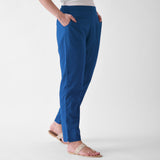 Classic Blue Cotton AMPM Pants