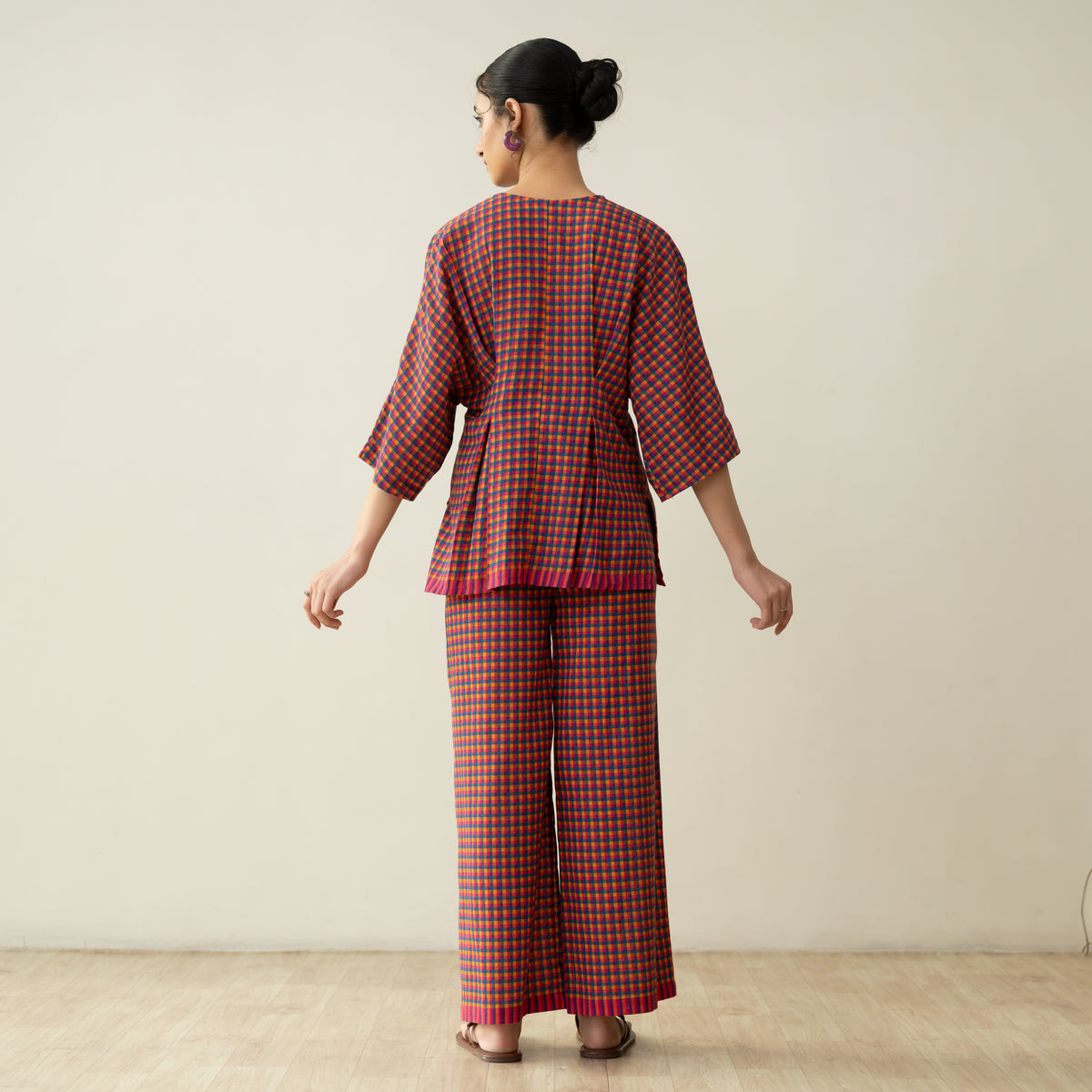 Love Bug Statement Cotton Slub Coord Set - Multicolour