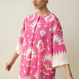 Lovey Dovey Elevated Cotton Slub Coord Set - Cassata Pink