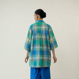 Lemon Drop Embroidered Elevated Cotton Slub Tunic - Multicolour