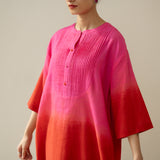 Jelly Belly Elevated Kurta Set - Red & Pink