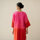Jelly Belly Elevated Kurta Set - Red & Pink
