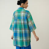 Lemon Drop Embroidered Elevated Cotton Slub Coord Set - Multicolour