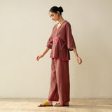 Love Bug Statement Cotton Slub Coord Set - Multicolour