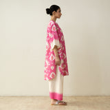 Lovey Dovey Elevated Cotton Slub Coord Set - Cassata Pink