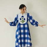 Old School Slub Cotton Kurta - Classic Indigo