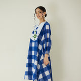 Old School Slub Cotton Kurta - Classic Indigo