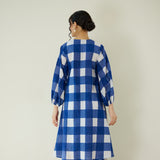 Old School Slub Cotton Kurta - Classic Indigo