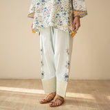 Chaman Gota Details Festive Salwar Cotton Slub Coord Set - Multicolour