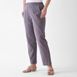Steel Grey Cotton AMPM Pants