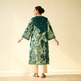 Taal Hand Embroidered Mulmul Cotton Kurta - Green