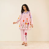 At The Florist's Cotton Co-ord Set - Pink