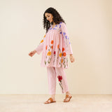 At The Florist's Cotton Co-ord Set - Pink