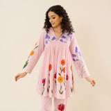 At The Florist's Cotton Co-ord Set - Pink