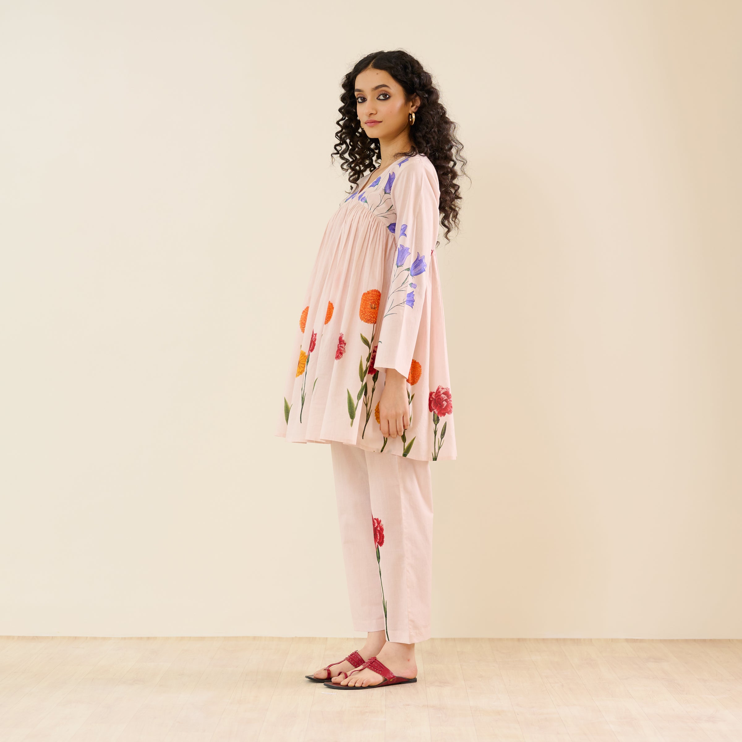 At The Florist's Cotton Co-ord Set - Off White