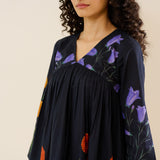 At The Florist's Cotton Co-ord Set - Black