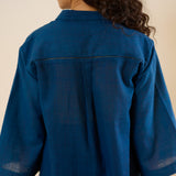 Sunflower Slub Cotton Co-ord Set - Indigo