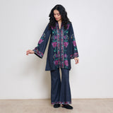 Rosy Woollen Coord Set - Black