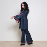 Rosy Woollen Coord Set - Black