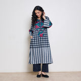 Evermore Woollen Hand Embroidered Kurta Set - Charcoal
