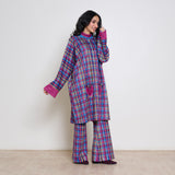 First Love Multicolour Woollen Coord Set - Multicolour