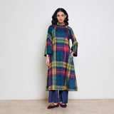 Notebook Woollen Kurta Set - Multicolour