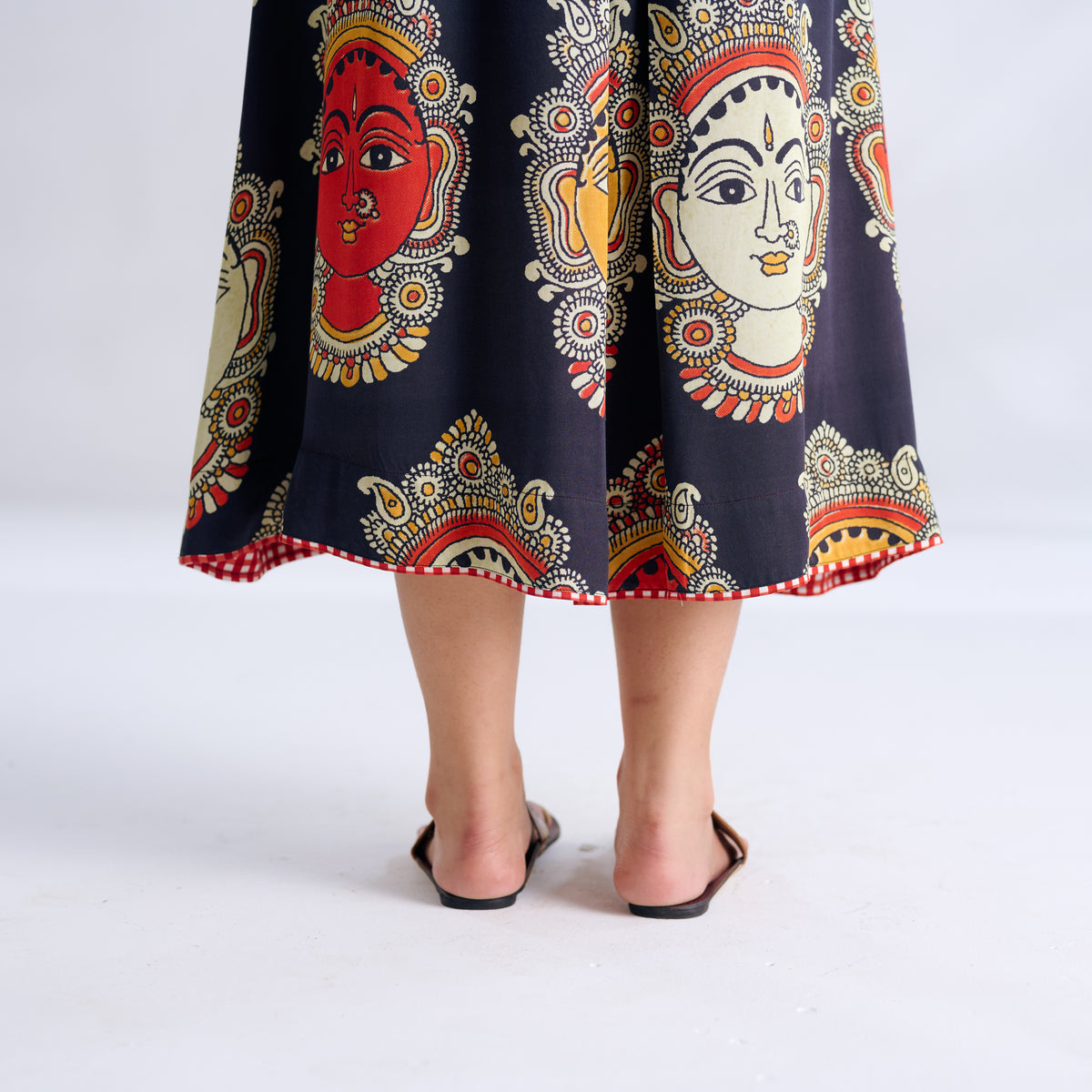Roopika Modal Satin Dress - Charcoal