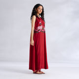 Surbhi Shantoon Maxi Dress - Blood Red