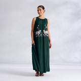 Surbhi Shantoon Maxi Dress - Emerald Green