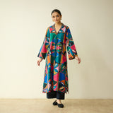 Sunday Slub Cotton Kurta - Multicolour
