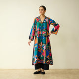 Sunday Slub Cotton Kurta - Multicolour