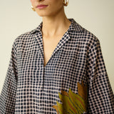 Sunday Slub Cotton Kurta - Charcoal