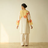 Masakali Slub Cotton Farsi Set - Turmeric Yellow