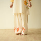 Masakali Slub Cotton Farsi Set - Turmeric Yellow