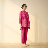 Palm Cotton Coord Set - Pink