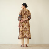 Abha Slub Cotton Kurta - Earthy Brown