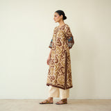 Abha Slub Cotton Kurta - Earthy Brown