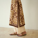 Abha Slub Cotton Kurta - Earthy Brown